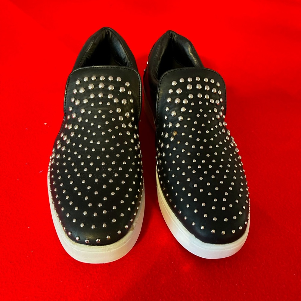 Steven Studded platform Slip-on shoes